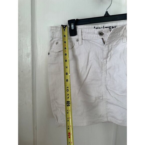 Denim Levi’s Denizen women’s size 10 white skirt - Picture 7 of 12